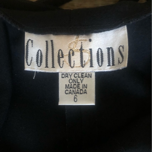 LBD!!! CUTE BLACK DRESS Vintage size 6 - Picture 5 of 5